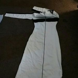 Fenty mock neck maxi dress